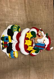 Handmade "Santa's Workshop" Wall Hanging 192//280